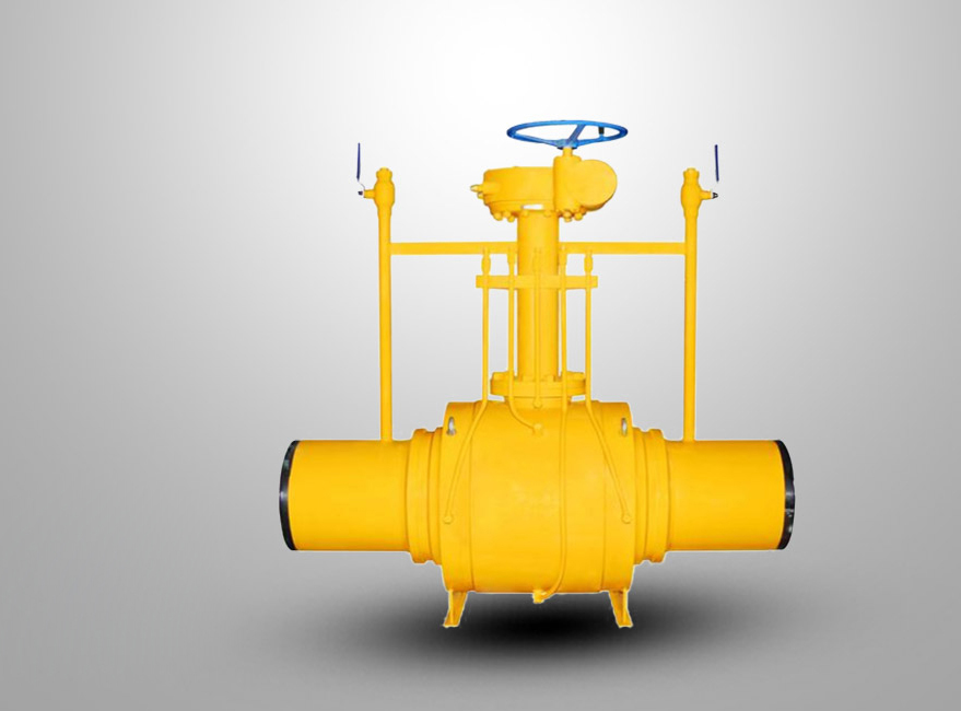 埋地式带袖管双放散焊接球阀